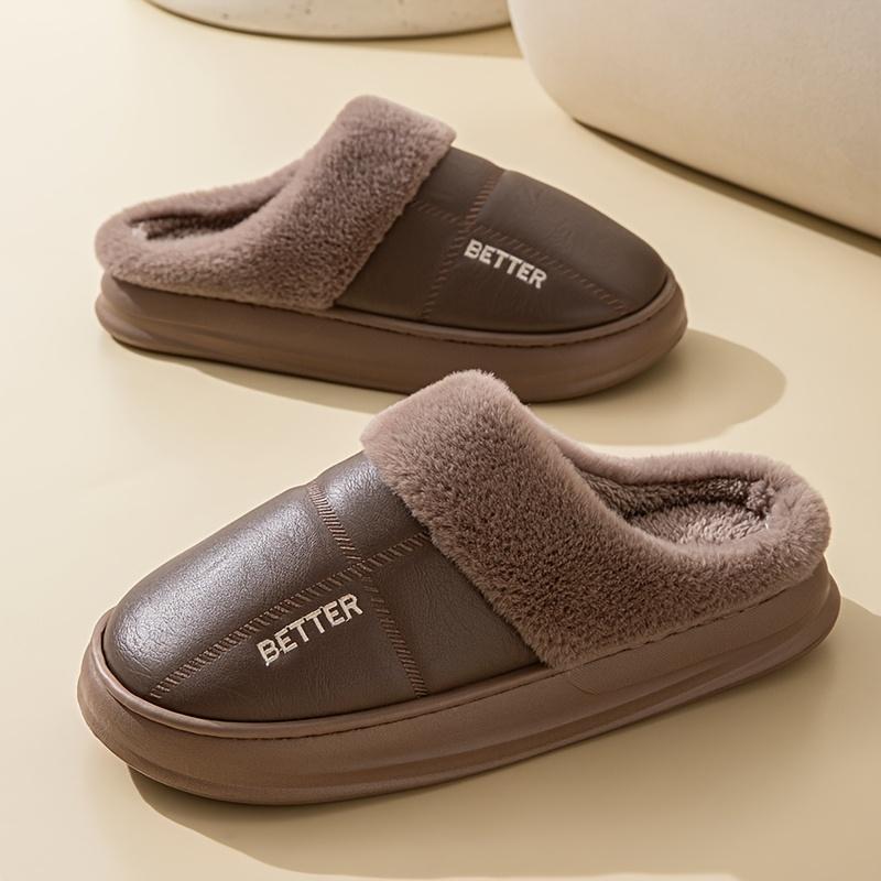 Men's Slipper Warm and Casual Non-Slip Slippers for Autumn and Winter
