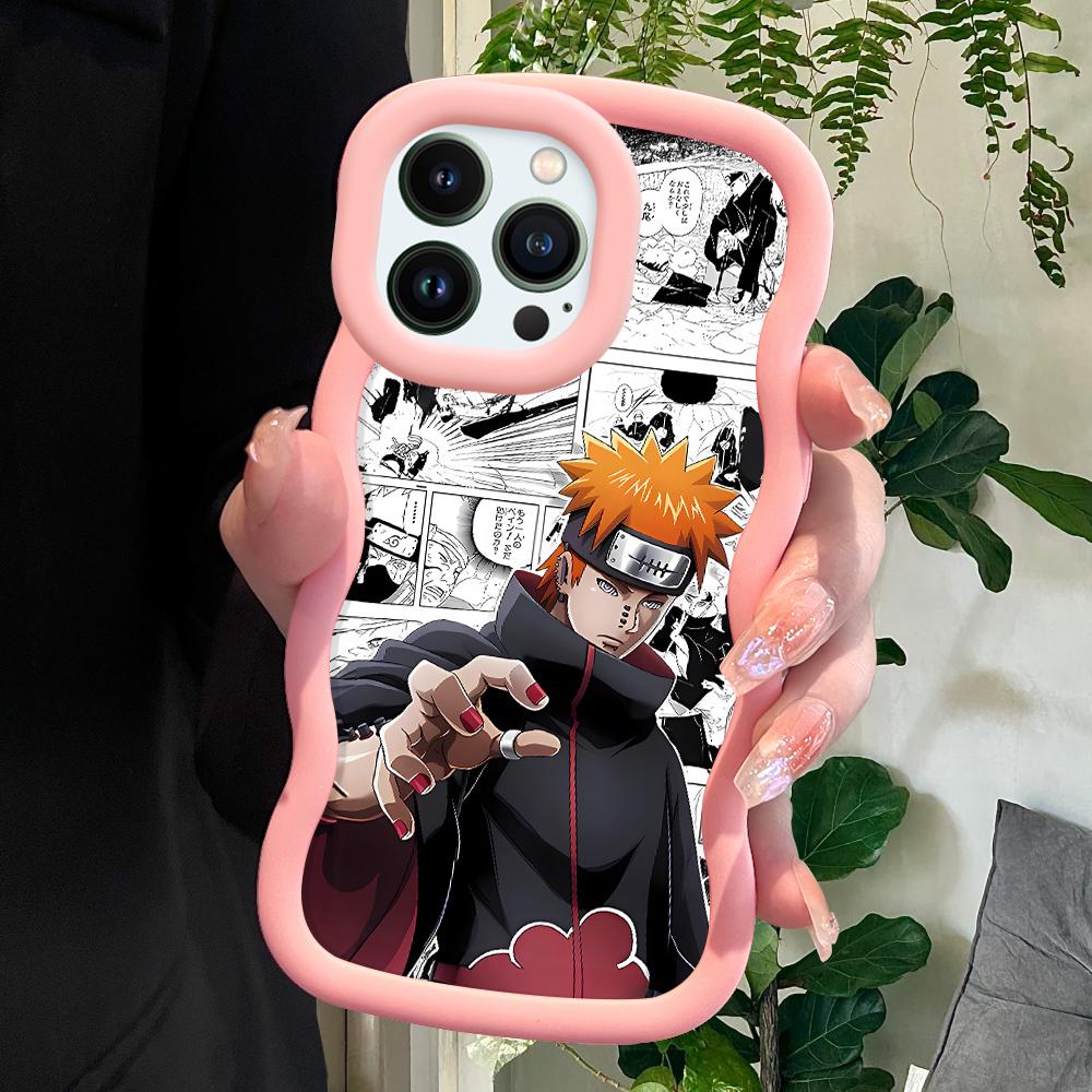 Popular Anime Pattern Phone Cover for iPhone 11 12 13 14 15 Pro Max 6 6S 7 8 Plus Xs Wave Edge Shockproof Protective Rubber Case