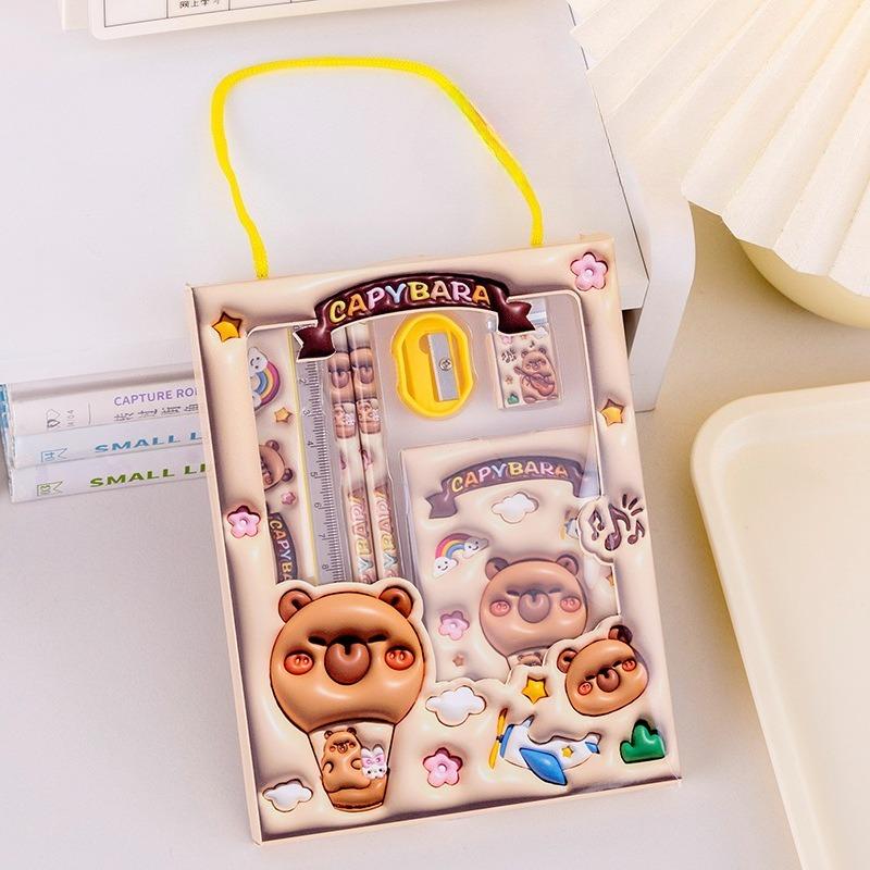 Kinder Schreibwaren Geschenkset, Überraschungs-Schreibwaren-Geschenkbox für Grundschüler, Kindergarten Schulanfangssaison Klassenbelohnung Kleine Geschenke