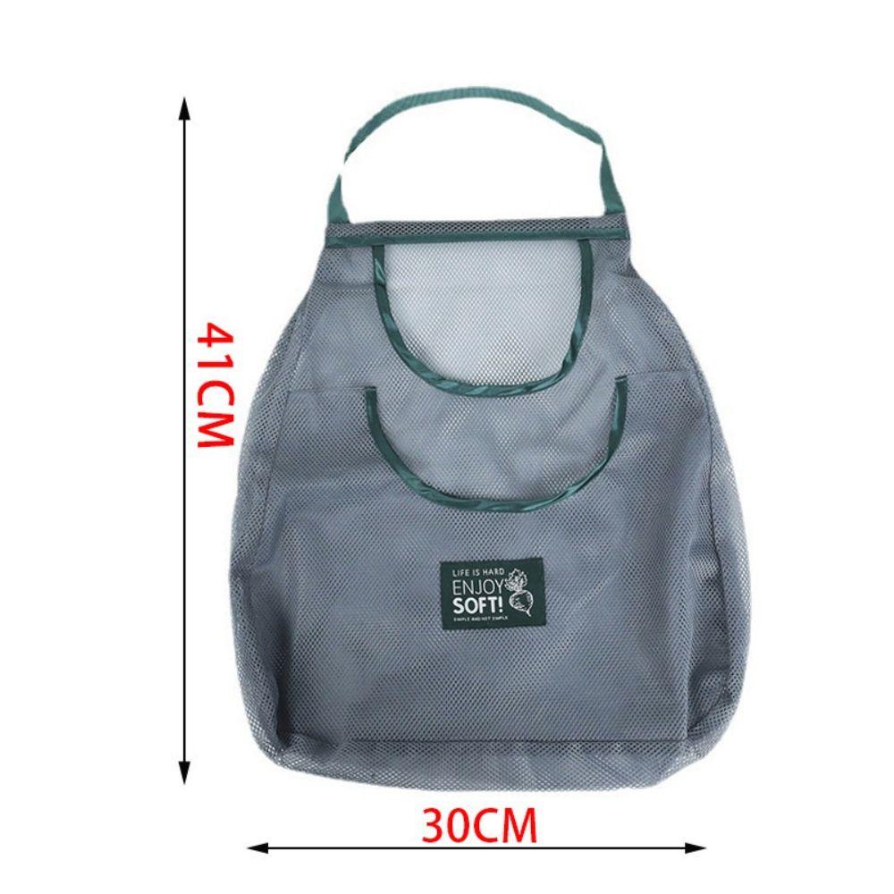 Gadget Home & Living Drawstring Mesh Bag Storage Mesh Pouch Fruit Vegetable Bags Hanging Pocket