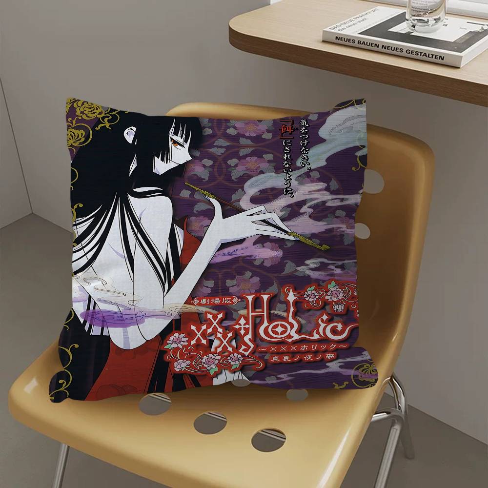 

Anime XxxHolic Pillowcases Home Bedding Decorative Pillow Cover Wedding Super Soft Pillow Case 30cmx30cm