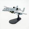 1:100 A-10A Plane Model Aircraft Simulation Display Stand Metal Alloy Fighter Realistic