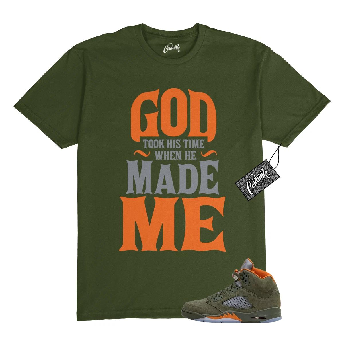5 Olive Army Solar Orange Black Grey T Shirt Match GTHT 130