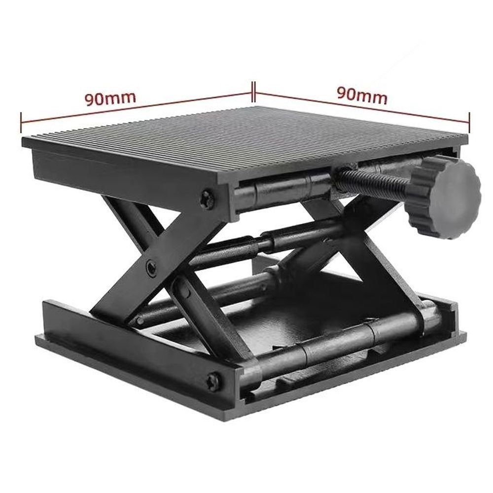 1Pcs New Plastic Lifting Platform Adjustable Lifting Height Small Experiment Workbench 90x90mm Laboratory Table