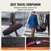 Golf Club Travel Bag Golf Luggage Case Cover with Wheels 1800D Oxford