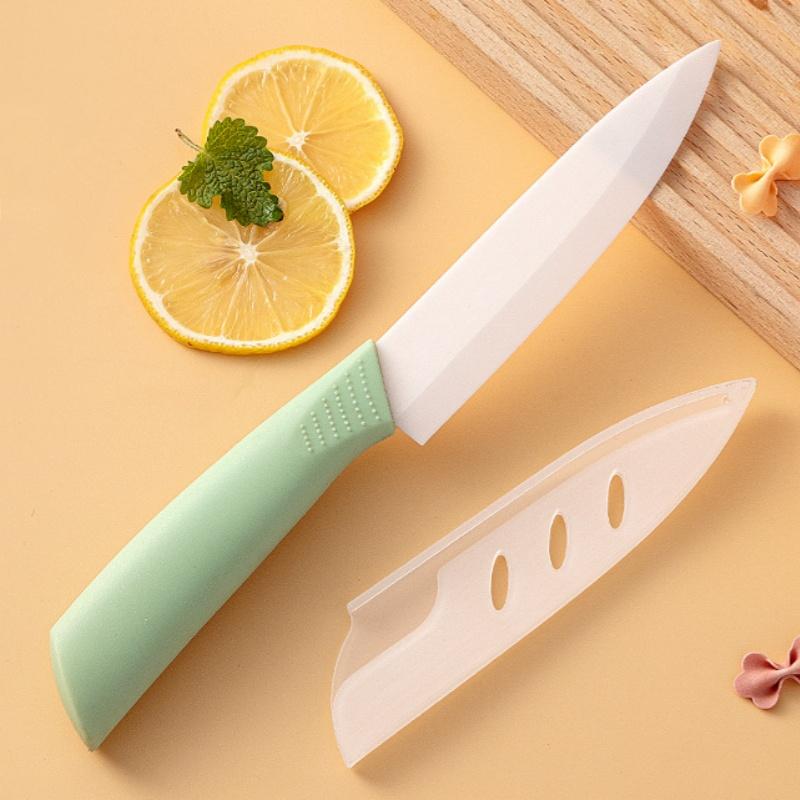 Ceramic Knife Household Fruit Knife Sharp Kitchen Cutting Knife Anti Slip Knife Set Baby Food Peeler Tool