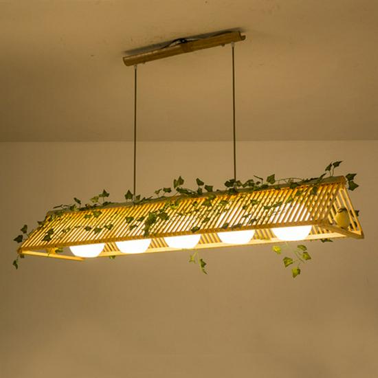 Retro Asian Tatami Pendant Light for Restaurants and Bars
