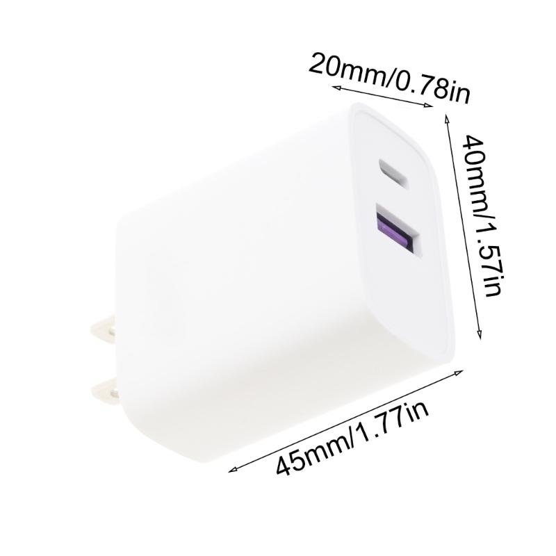 Travel Adapter with USB C,Travel Plug Adapter Worldwide with USB C and USB A,International Travel Adapter 20W for US