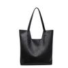 Commuter to work armpit large-capacity bag women's 2025 new Korean version autumn and winter fashion woven tote bag shoulder bag