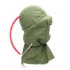 Capuche de Sablage Verre Transparent Écharpe Sableur Housse de Protection pour Peinture au Pistolet
