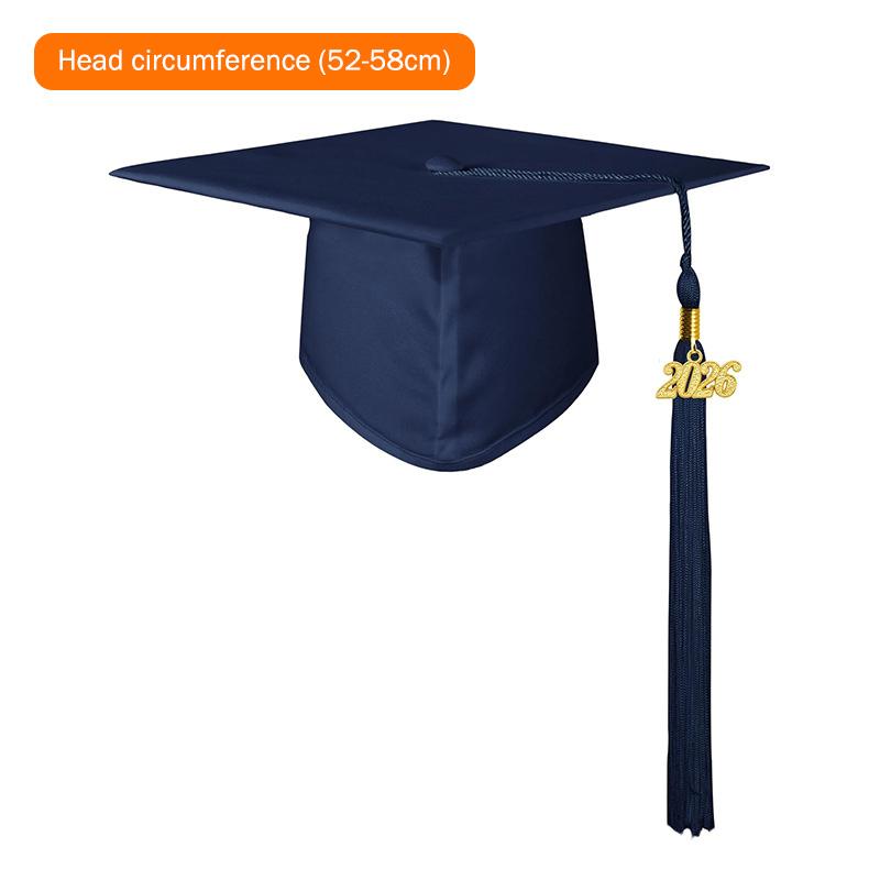 2026 Graduation Cap Headwear With Tassel For High School & Bachelor Degree Cap Unisex Graduation Dress Ceremony Hat Master