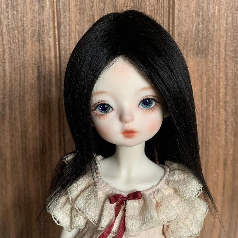 Bjd Doll's Wig Simulated Wool Hair Fit To 1/8 1/12,1/6 Bjd Doll Ob11 Doll Change Makeup Acssories Diy Dress Up Acssories