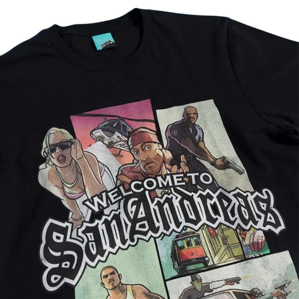 Grand Theft Auto Unisex Adult Welcome To San Andreas T-Shirt