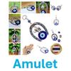 Thai Amulet Evil Eye Horseshoe Elephant Pendant Decor Retro Vintage Protect Dream Charm Talisman Powerful Wealth Success Health Luck Jewelry