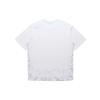 FILA Fusion Casual Sport Spliced Knitted Round Neck Short Sleeve T-Shirt Men Tops White T11M121119F-WT