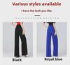 Women's Modern Wide-Leg Latin Dance Pants - High Waist Ballroom & Jitterbug Trousers.