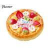 Handmade Jewelry Making Components 2Pcs Mini Resin Pizza Ornaments, Realistic Miniatures, Tiny Doll Mansion Props Food Ornaments for DIY Craft