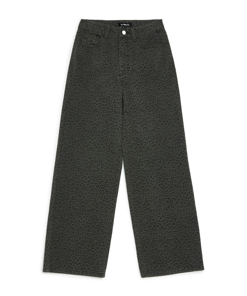 Mark Gonzales Women'S Leopard Pants - Charcoal