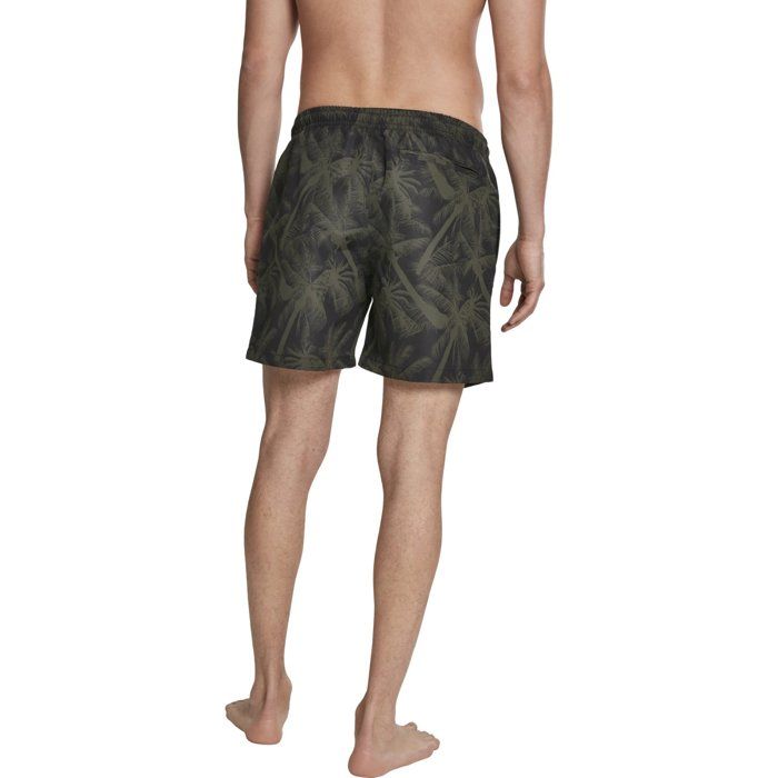 Short de bain homme - Urban Classics - PATTERN Hawaii - Ceinture élastique - 100% polyester - Imprimés colorés