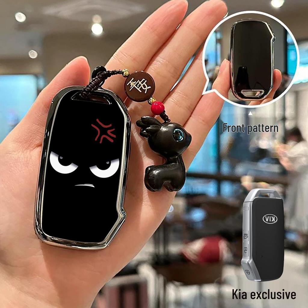 כיסוי מפתח קיה: מתאים ל-K5, K3, K4, Sportage, KX3, Sorento, KX5, Niro עם חבילת Kaizen וקונכייה עם אבזם צולב