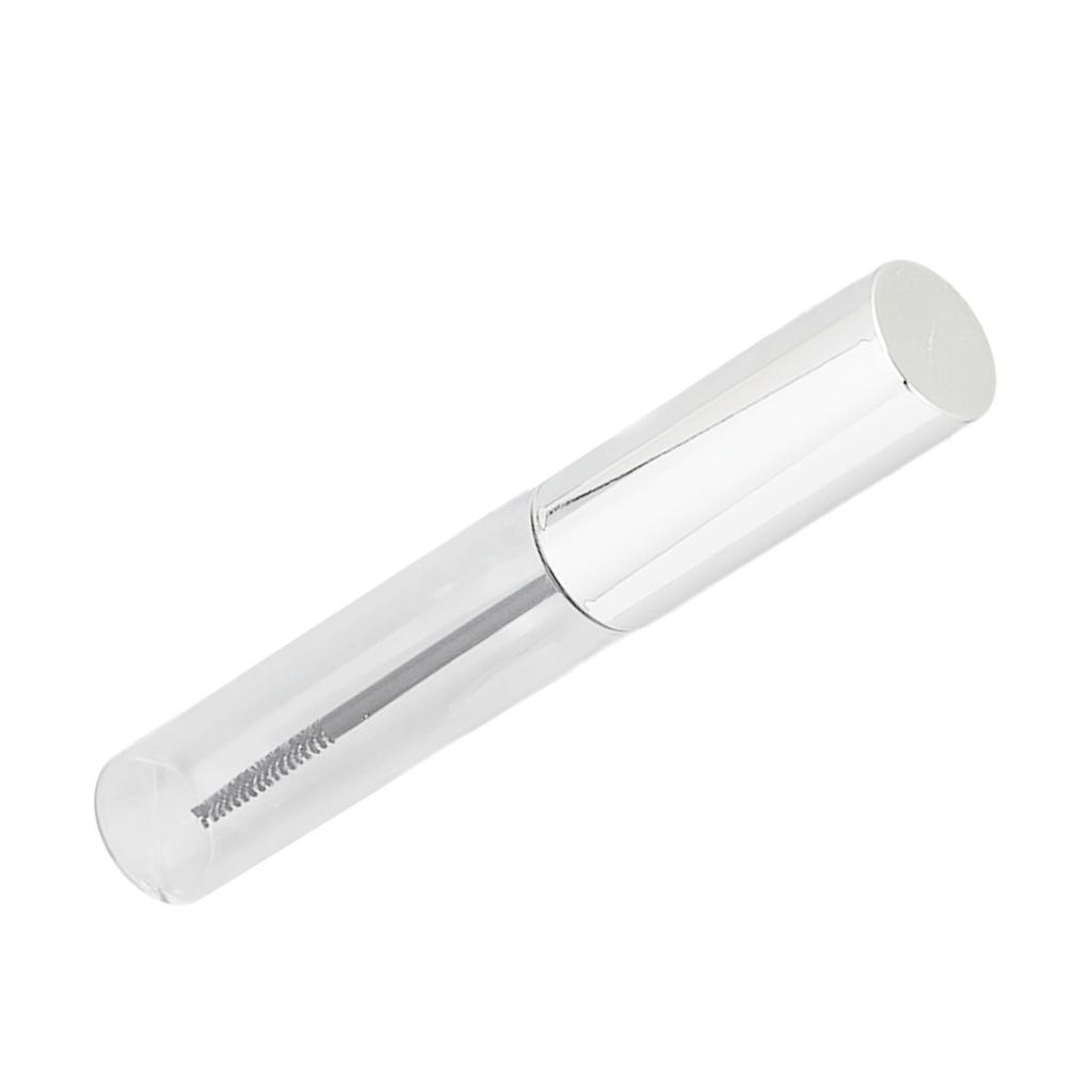 10 Pieces 10ml Empty Mascara Tube and Wand Transparent Bottle Empty Mascara Containers with Stopper