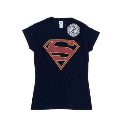 Womens/Ladies Supergirl Logo Cotton T-Shirt