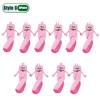 1-20Pairs Pink Bunny Magnetic Hand Holding Socks Funny Halloween Party Socks Winter Socks Pregnant Women Birthday Christmas Gift