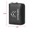 AEF3   1Pcs Leather Car Driver's License, ID Card, Bank Card Wallet For Citroen C1 C2 C3 C4 C5 X7 Berlingo Xsara C8 C4L DS3 DS4 DS5LS