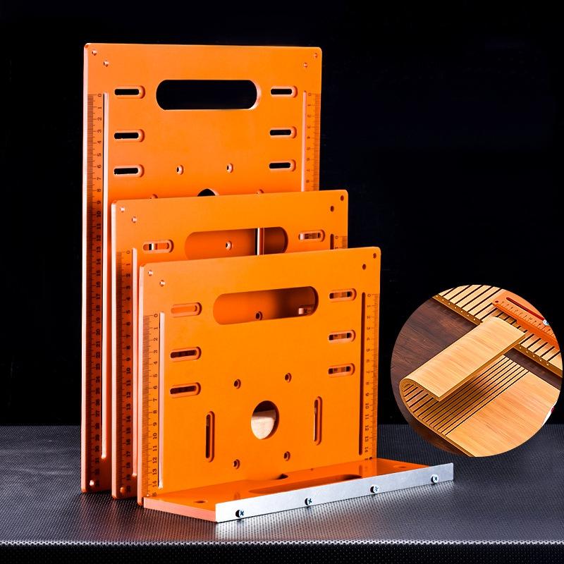 Circular Saw Guide Rail Bottom Plate Adjustable Cutting Machine Handheld Saw Backing Mountain Woodworking Bench Accessories