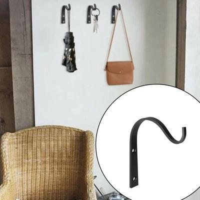 3/6 szt. Metalowe haczyki Haczyk J Wieszak ścienny w stylu vintage Haczyki śrubowe Do łazienki Kuchni Pokoju Wieszak na ubrania Ręcznik Wieszak na płaszcze Kapelusze