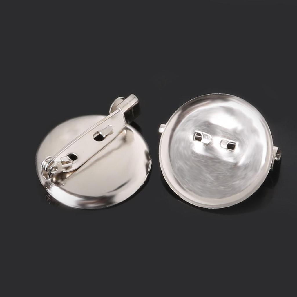 50Pcs Iron Brooch Pin Buckle Accessories for DIY Exquisite Brooch Material