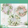 Charming 40cm Artificial Rose Peony Flower Garland With No Color Fading