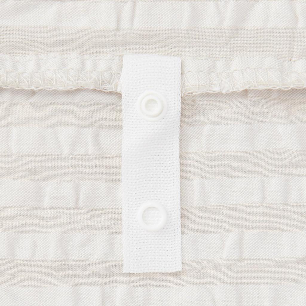 MUJI Cotton Soccer Weave Duvet Single Size 76400288 Cover, 150x210cm, Beige,