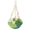 Bird Nest Bed Warm Cozy Soft Plush Enhanced Comfort Cute Look Parrot Breeding Nest Hanging Swing for Home Indoor