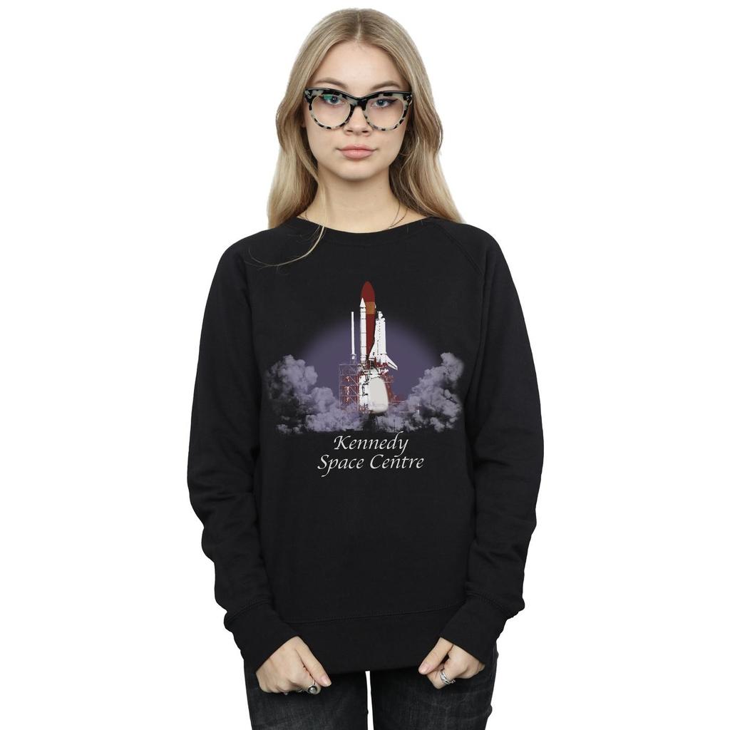 NASA Womens/Ladies Kennedy Space Centre Lift Off Sweatshirt