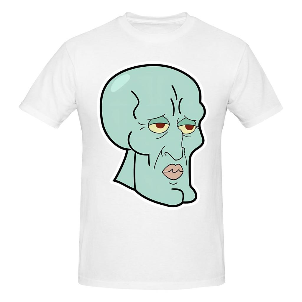 Funny Handsome Squidward Unisexs Printed Tshirt Unisex T Shirtclothes Unisex