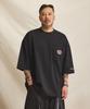 RUGGED HOUSE 1980 Cool Cotton Rugged Patch Pocket Short Sleeve Tee Black