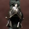 Knight Helmet Brass Knife Bead Outdoor DIY Paracord Accessories Woven Lanyard Pendant Jewelry Punk Survival Bracelets Charms