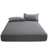 All-Cotton Non-Slip Fitted Bed Sheet and Mattress Protector