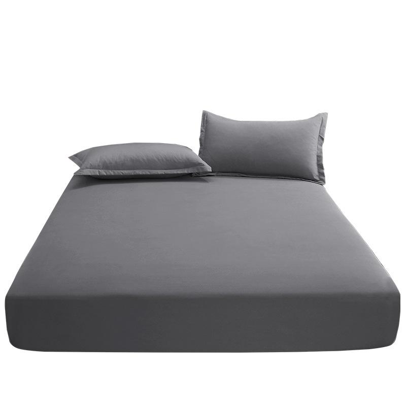 All-Cotton Non-Slip Fitted Bed Sheet and Mattress Protector