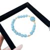 Natural Aquamarine White Crystal Grape Stone Powder Crystal Crystal Bracelet Natural Crystal Bracelet Diy Design