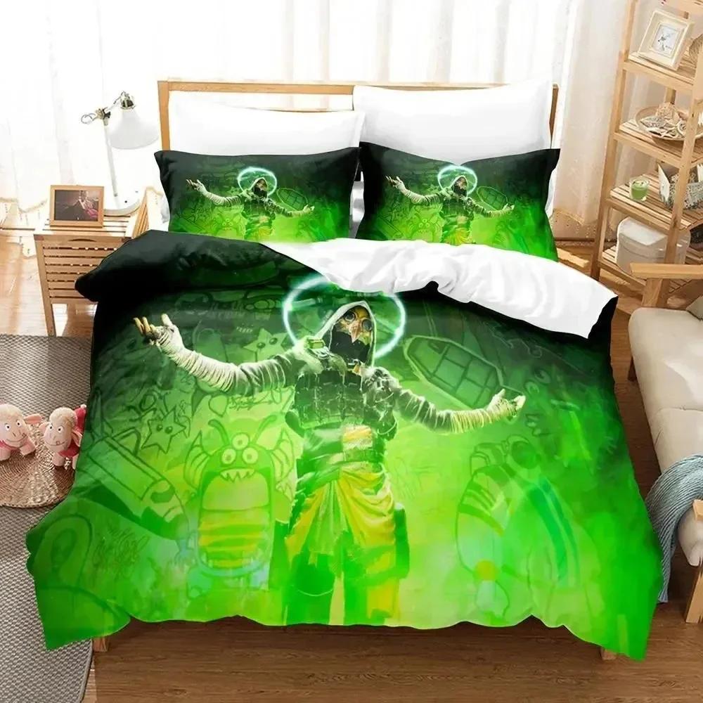 

Game XDefiant Bedding Set Boys Girls Twin Queen Size Duvet Cover Pillowcase Bed Kids Adult Fashion Home Textile Customizable 70x133cm 2pcs