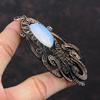 Milky Opal Pendant Copper Wire Wrapped Pendant Handmade Copper Jewelry Amazing Octopus Pendant Genuine Gemstone Jewelry Women's Special Gift