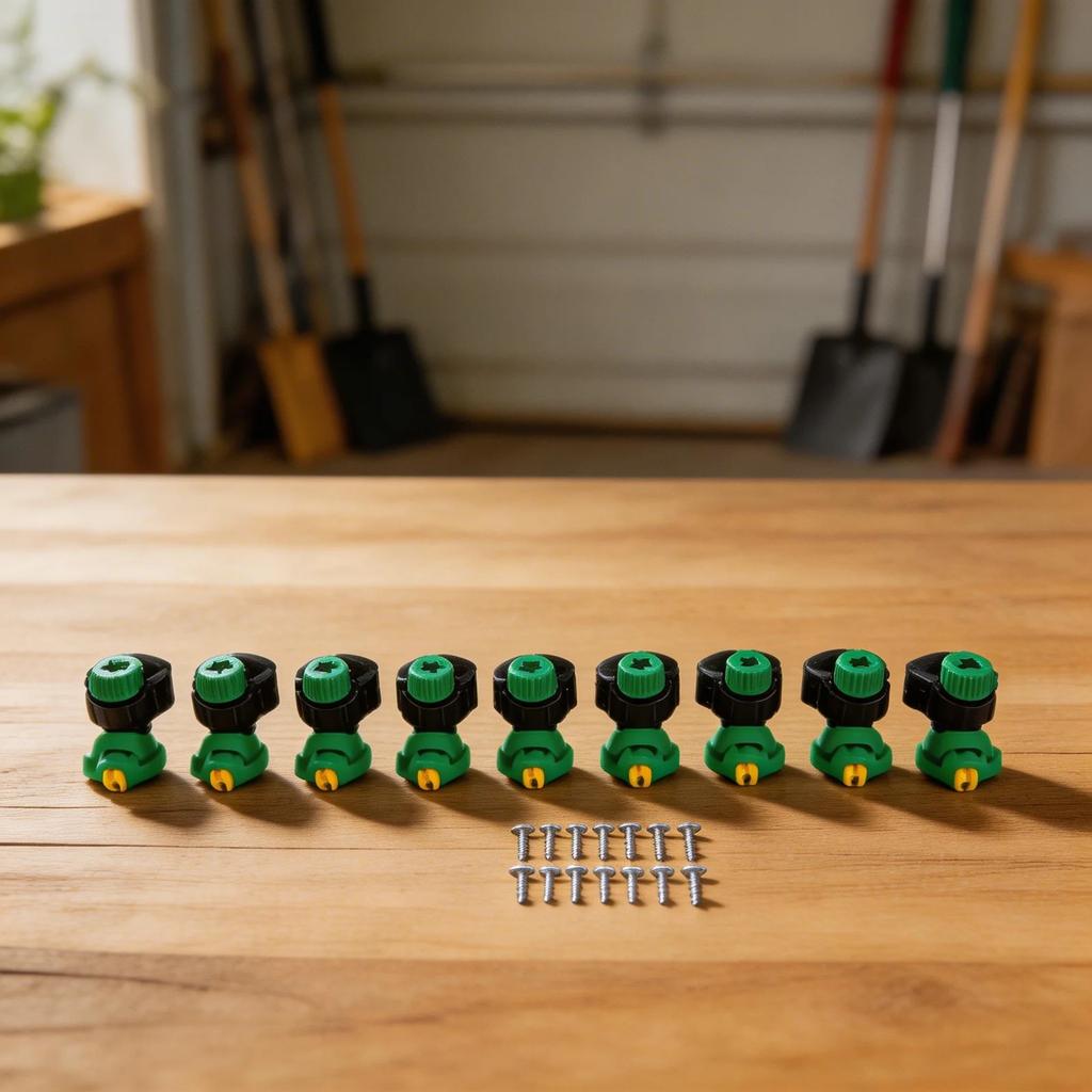 Agricultural Nozzles 10-Pack Built for Durability In Field Conditions and Optimized for Tractor-Based Sprayers