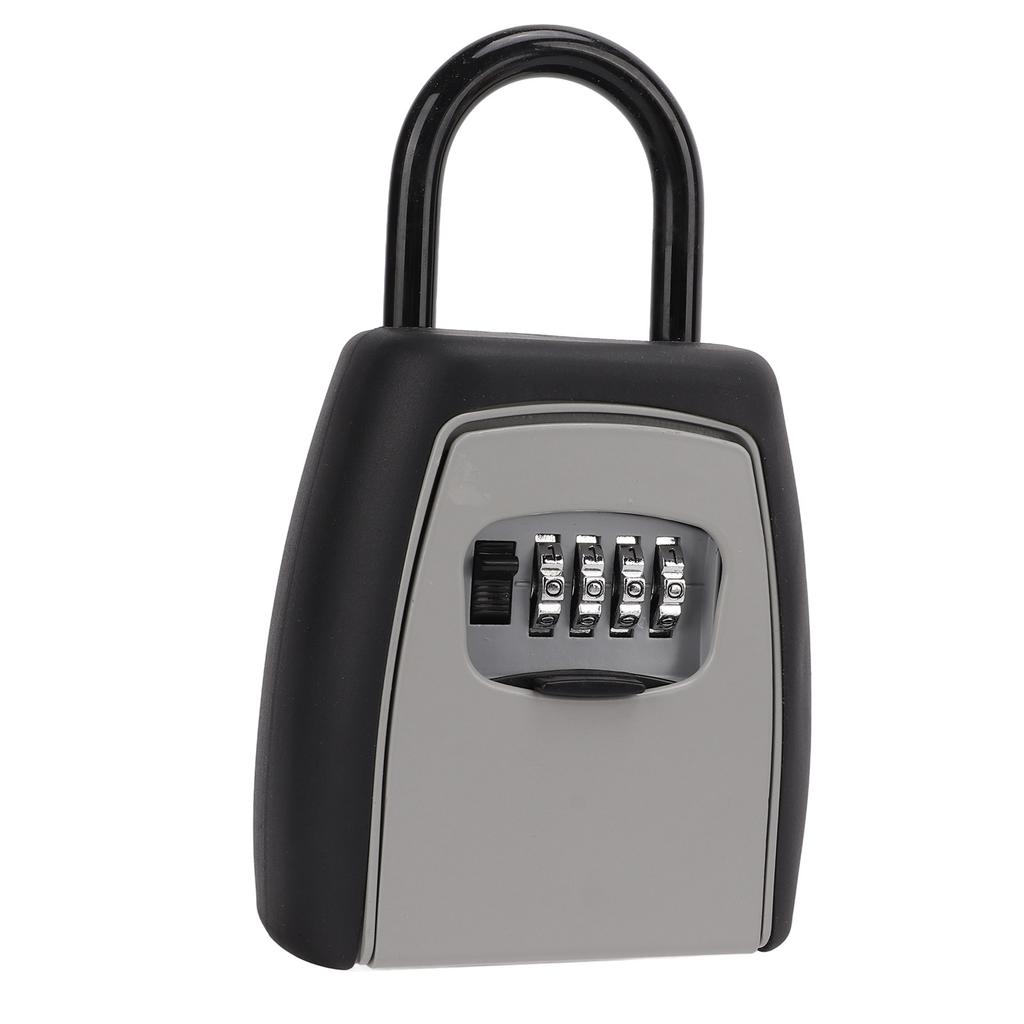 Key Lock Box Hanging Portable Resettable Password 4?Digit Combination Lockbox for Warehouse Home