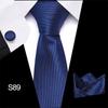 Men's Business Professionals Striped Tie Wedding Suit Accessories Polyester Tie Men