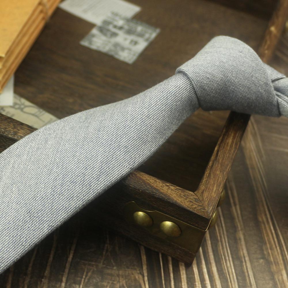 

Регулируемый галстук из хлопка, аксессуары для делового костюма, элегантный мужской галстук, аксессуары для костюма