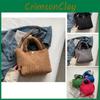 Trendy Nylon Quilted Bucket Bag Soft Handbag For Women Everyday Casual Use