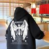 Bluza Cross Wings Chłopięca Jesień i Zima Nowa Para Duży Rozmiar Casualowa Kurtka z Kapturem
