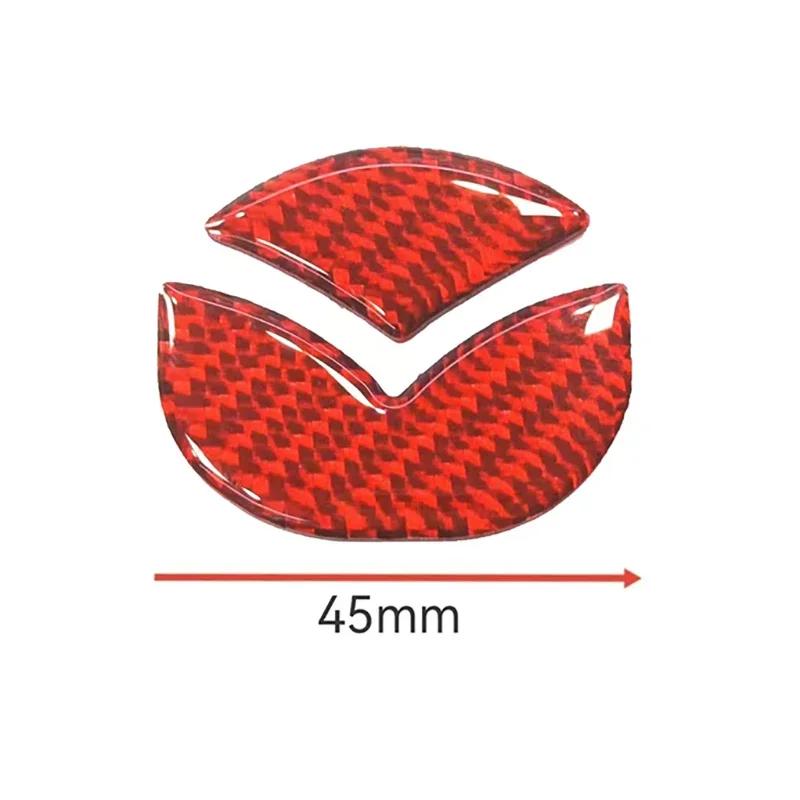 2025 Hot For Mazda Axela CX3 CX4 CX5 RX7 Atenza MX3 MX5 CX9 CX7 RX8 SKYACTIV Epoxy Sticker Car Steering Wheel Emblem Modified De